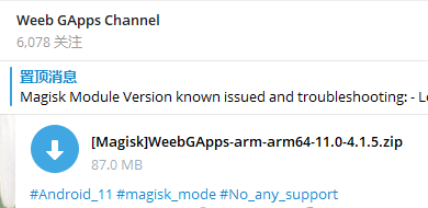WeebGApps Magisk 模块